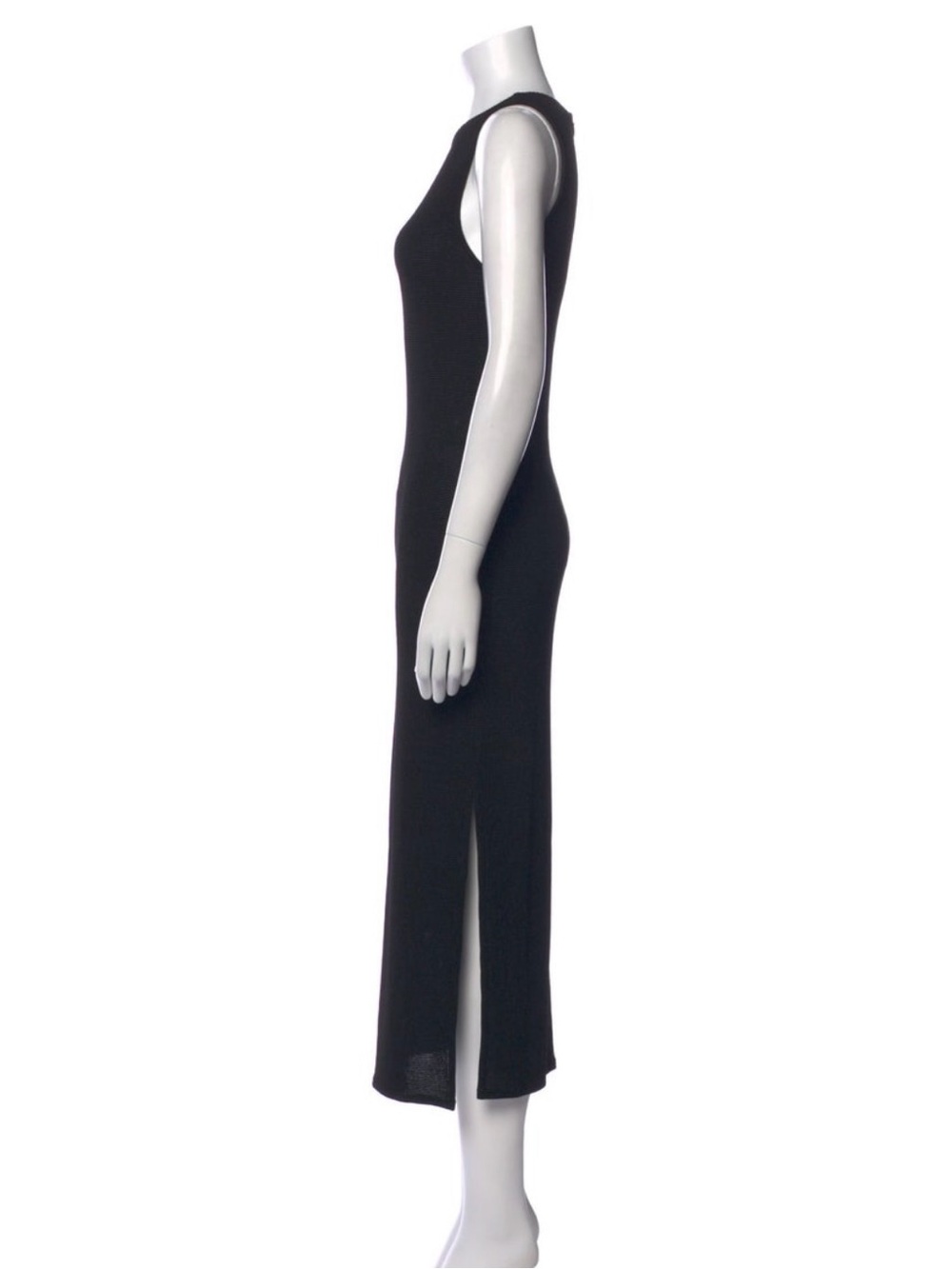 Anine Bing Black Sleeveless Midi-Maxi Dress - Picture 3 of 4